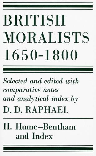 British Moralists: 1650-1800 (Volumes 2)