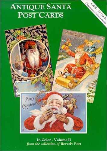 Antique Santa Postcards in Colour