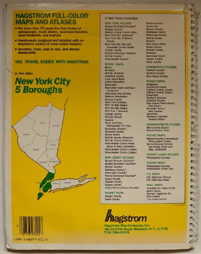 Hagstrom New York City 5 Borough Atlas