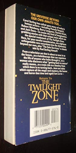 Return to the Twilight Zone