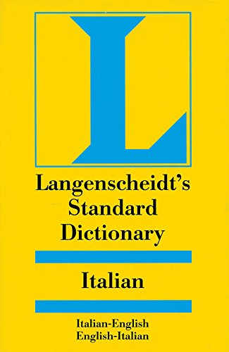 Langenscheidt's Standard Italian Dictionary, Italian-English, English-Italian