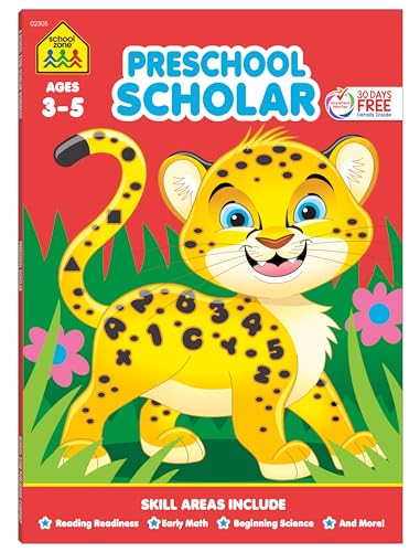School Zone Preschool Scholar Workbook