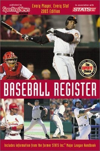 Baseball Register 2003 Edition