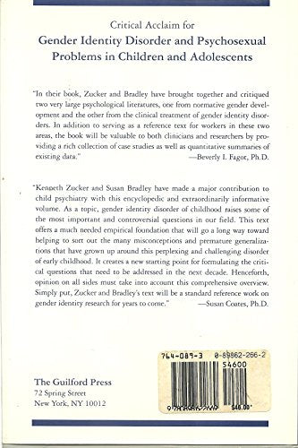 Gender Identity Disorder and Psychosexual Problems in Children and Adolescents