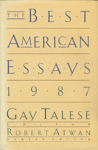 The Best American Essays 1987