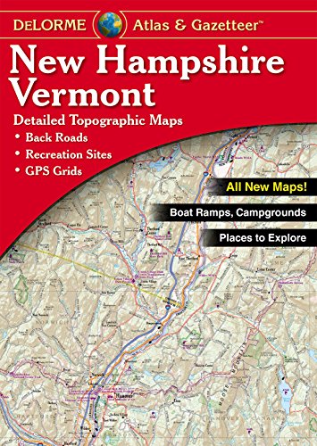 Delorme New Hampshire Vermont Atlas & Gazetteer
