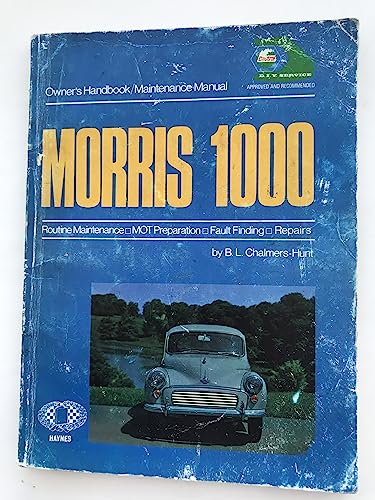 Morris 1000 Owner's Handbook and Maintenance Manual