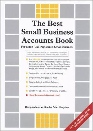 The Best Small Business Accounts Book (Yellow version)