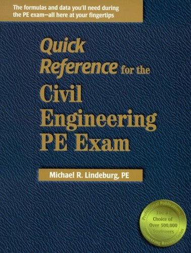 Quick Reference for the Civil Engineering PE Exam