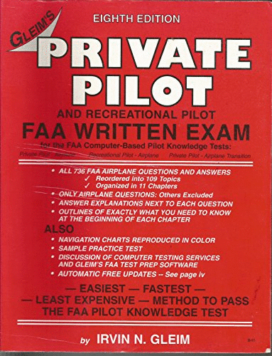 Private Pilot and Recreational Pilot FAA Written Exam