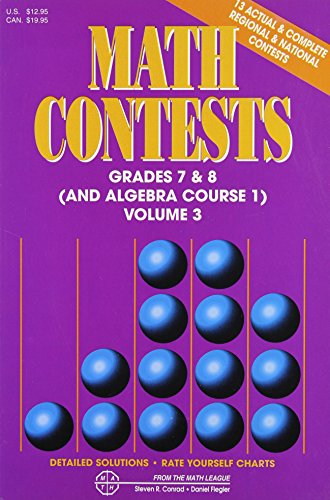 Math Contests - Grades 7 and 8 Vol. 3