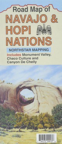 Road Map of Navajo & Hopi Nations