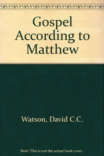 Gospel According to Matthew