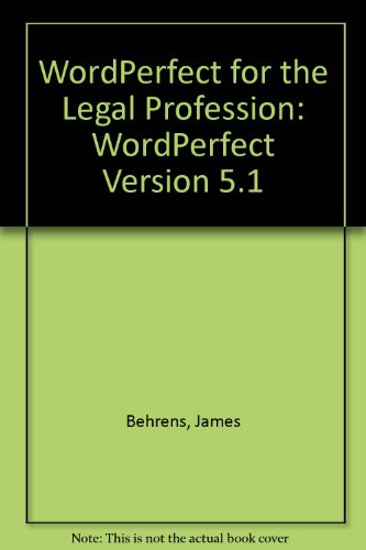 WordPerfect for the Legal Profession