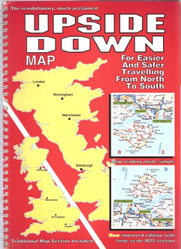Upside Down Map Great Britain