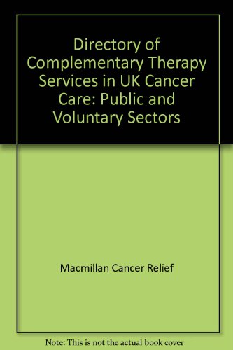 Directory of Complementary Therapy Services in UK Cancer Care