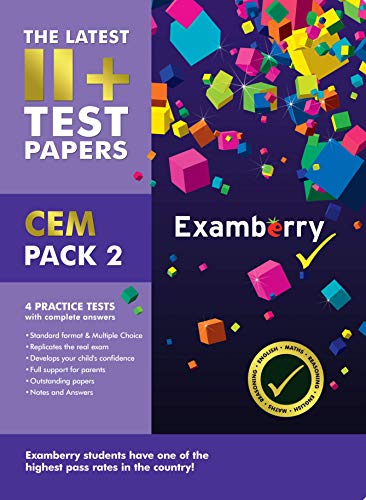 Examberry 11+ CEM Practice Papers - Pack 2