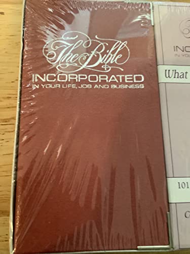 The Bible Incorporated In Your Life, Job And Business