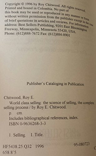 World Class Selling