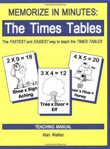 Memorize in Minutes: The Times Tables, Teaching Manual