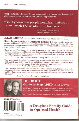 Dr Bob's Guide to Stop ADHD in 18 Days