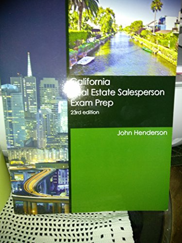 California Real Estate Salesperson Exam Prep