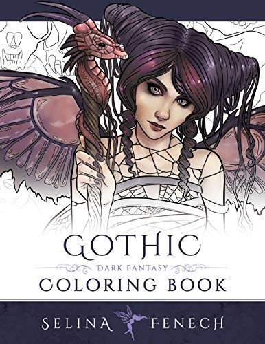 Gothic - Dark Fantasy Coloring Book