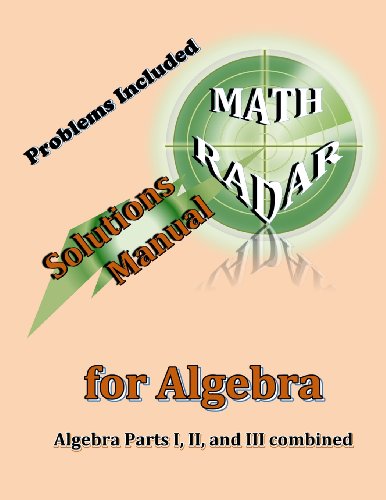 Solutions Manual for Algebra