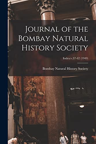 Journal of the Bombay Natural History Society; Index