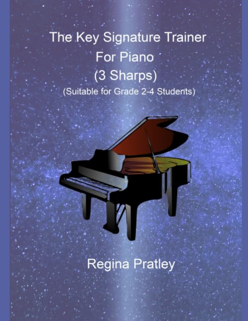 The Key Signature Trainer for Piano (3 Sharps)