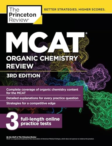 MCAT Organic Chemistry Review, 3rd Edition