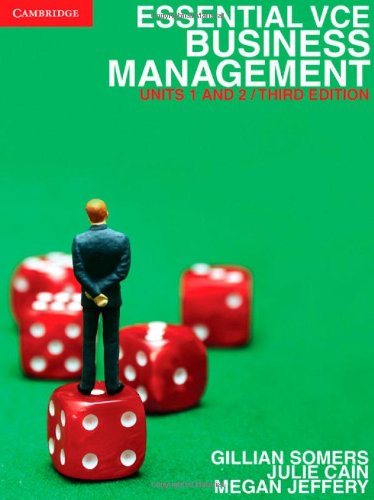 Essential VCE Business Management Units 1 and 2