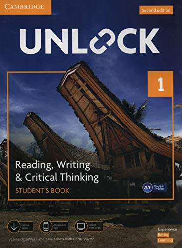 Unlock Level 1 Reading, Writing, & Critical Thinking Student’s Book, Mob App and Online Workbook w/ Downloadable Video