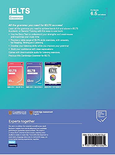 IELTS Grammar For Bands 6.5 and above with answers and downloadable audio
