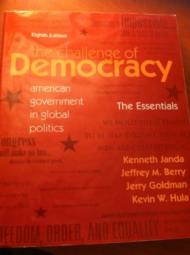 The Challenge of Democracy: The Essentials