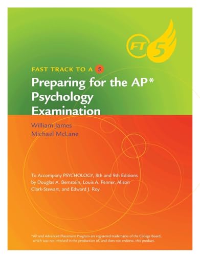 Psychology, 9th: Fast Track to a 5 AP Test Prep Workbook