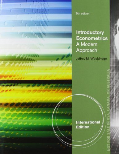 Introductory Econometrics
