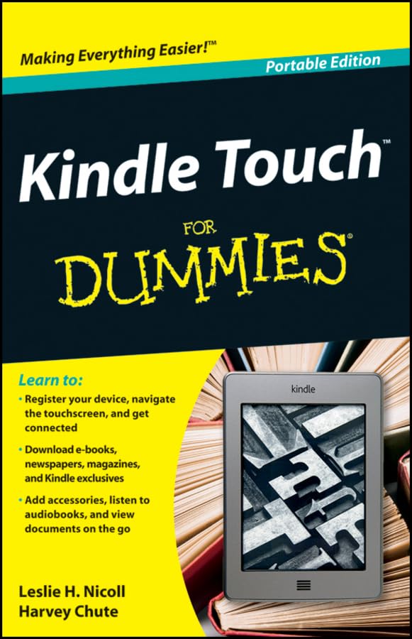 Kindle Touch For Dummies Portable Edition