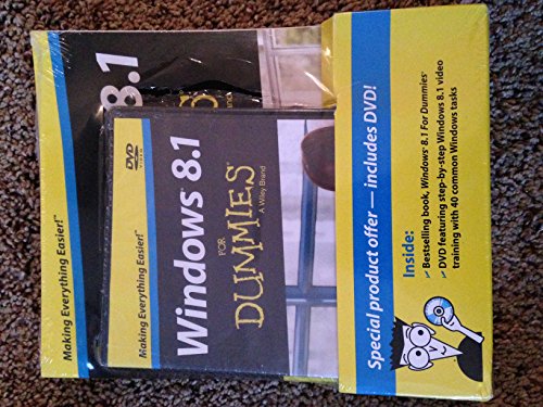 Windows 8.1 for Dummies Book+dvd Bundle