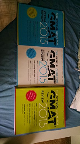 The Official Guide for GMAT Review 2015 Bundle (Official Guide + Verbal Guide + Quantitative Guide)