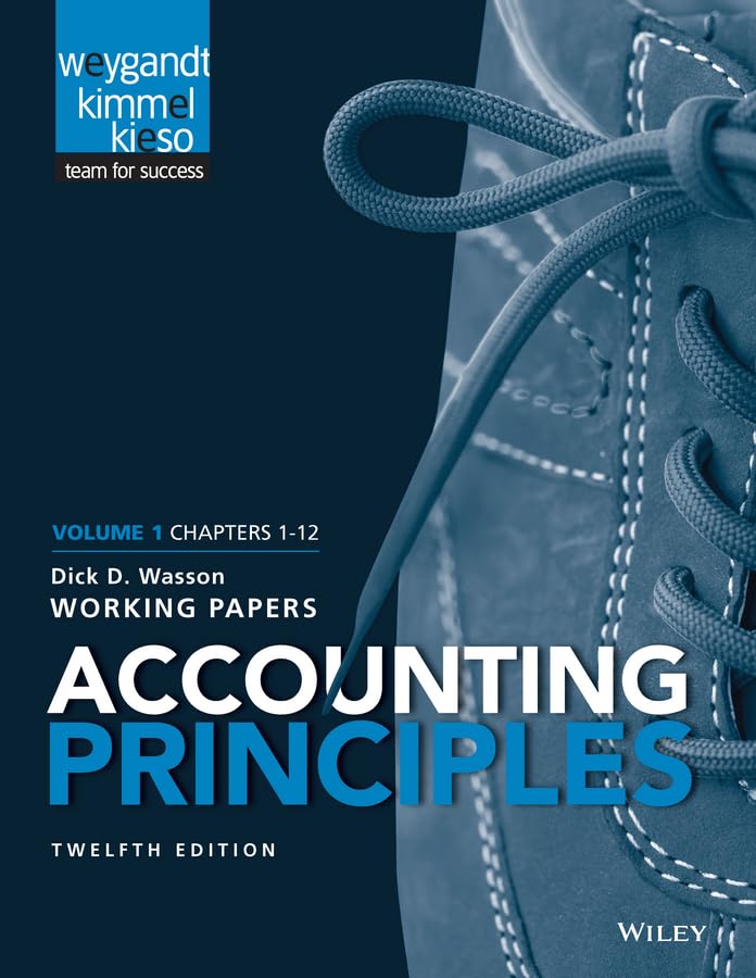 Accounting Principles, Volume 1 Chapters - 12