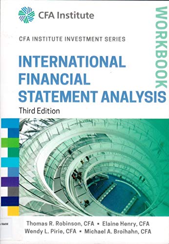 International Financial Statement Analysis Workbook