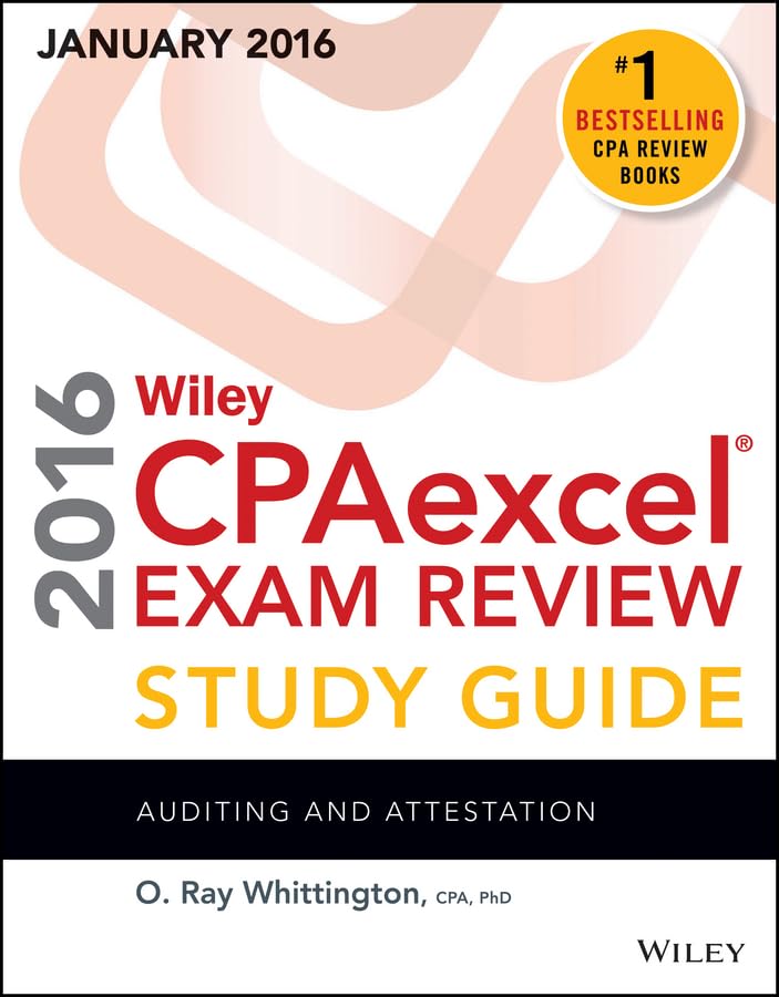 Wiley CPAexcel Exam Review 2016 Study Guide January