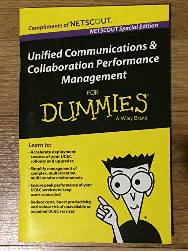 Unified Communications & Collaboration Management For Dummies