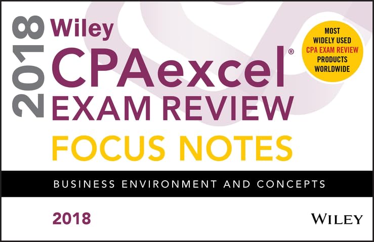 Wiley CPAexcel Exam Review 2018 Focus Notes
