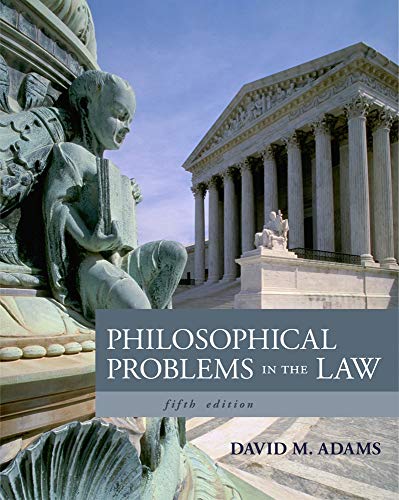 Philosophical Problems in the Law