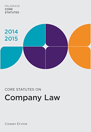 Core Statutes on Company Law 2014-15