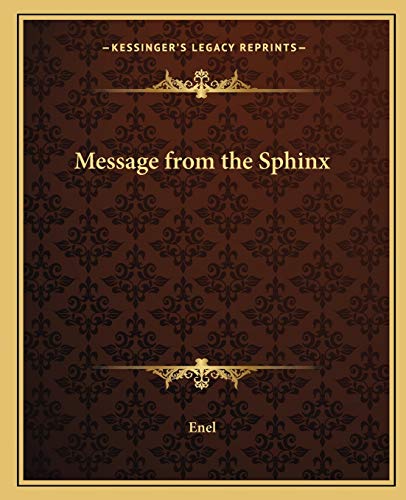 Message from the Sphinx