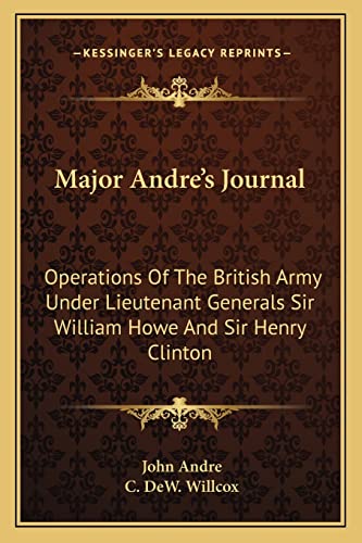Major Andre's Journal