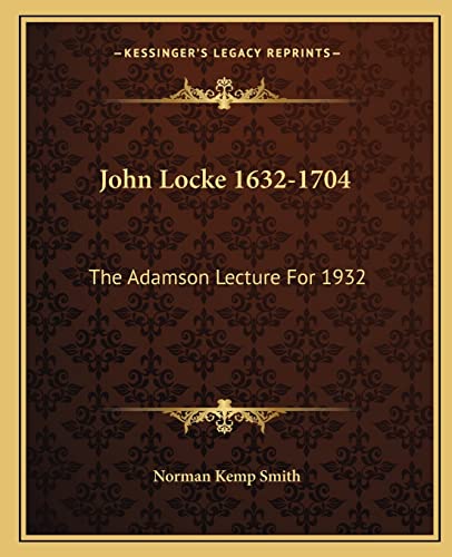 John Locke 1632-1704